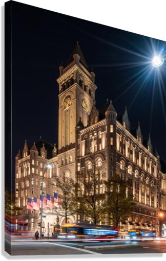 Trump International Hotel in Washington DC  Impression sur toile
