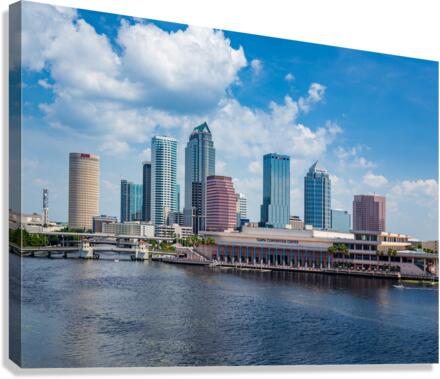 City skyline of Tampa Florida during the day  Impression sur toile