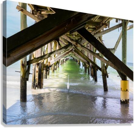 Redington Beach and pier in Pinellas County  Impression sur toile