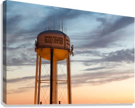Water tower in Manassas Virginia  Impression sur toile