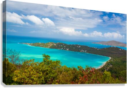 Panoramic view of Magens Bay  Canvas Print
