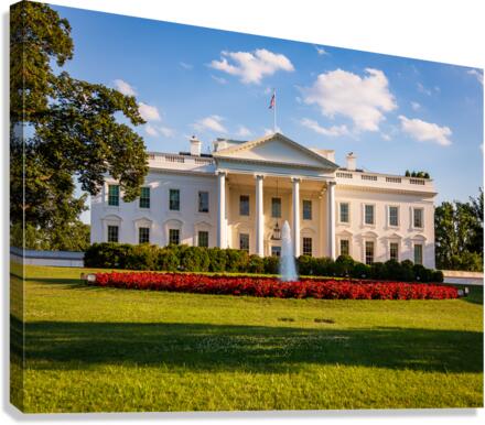 White House Washington DC  Impression sur toile