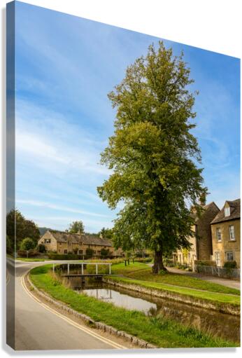 Old houses in Cotswold district of England  Canvas Print