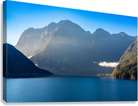 Fjord of Milford Sound in New Zealand  Canvas Print