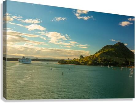 The Mount at Tauranga in NZ  Impression sur toile