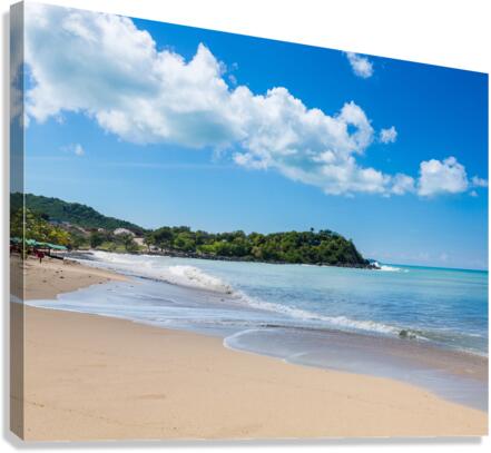 Friars bay on St Martin in Caribbean  Impression sur toile