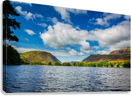 Reflections in Buttermere in Lake District Canvas Print