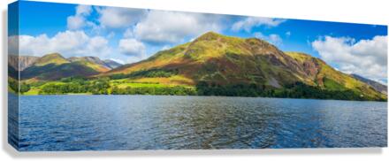 Buttermere panorama in Lake District  Impression sur toile
