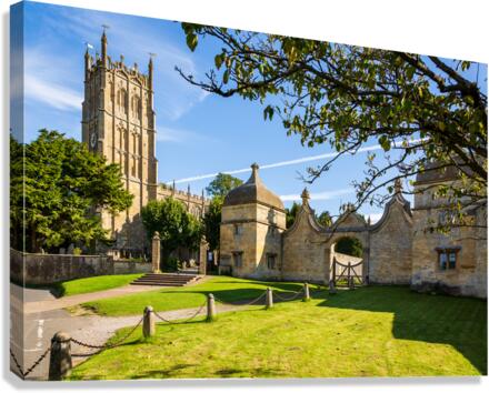 Church and gateway in Chipping Campden  Impression sur toile