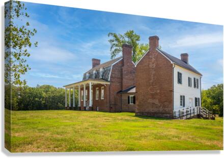 Thomas Stone house Port Tobacco Maryland Canvas Print
