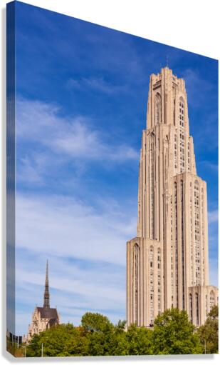 Cathedral of Learning at UPitt  Impression sur toile