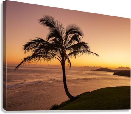 Sunrise in Kauai from Princeville Canvas Print