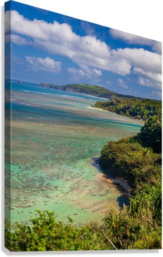 Sealodge and anini beach in Kauai Canvas Print