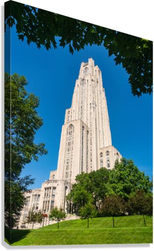 Cathedral of Learning building at the University of Pittsburgh  Canvas Print