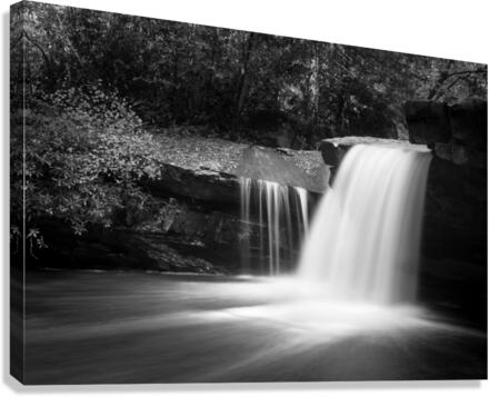 Waterfall on Deckers Creek near Masontown  Impression sur toile