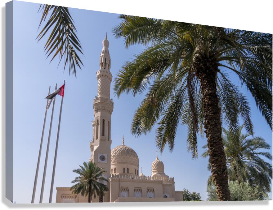 Jumeirah Mosque in Dubai which is open to visitors for education  Impression sur toile