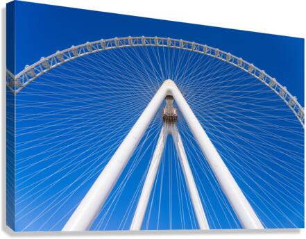 Ain Dubai observation wheel on Bluewaters Island in Jumeirah  Impression sur toile