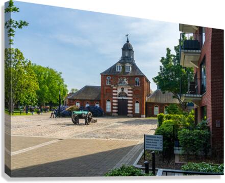 Spring at Royal Brass Foundry in Arsenal Riverside Canvas Print