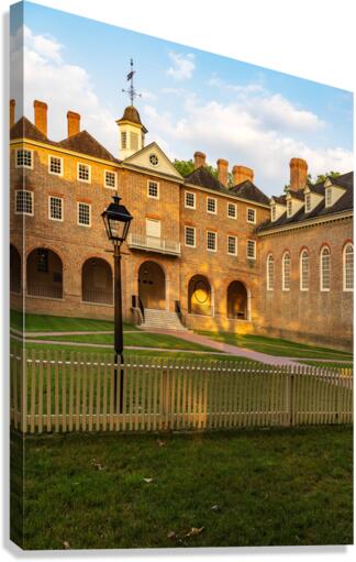 Wren Hall at William and Mary college in Williamsburg Virginia  Canvas Print