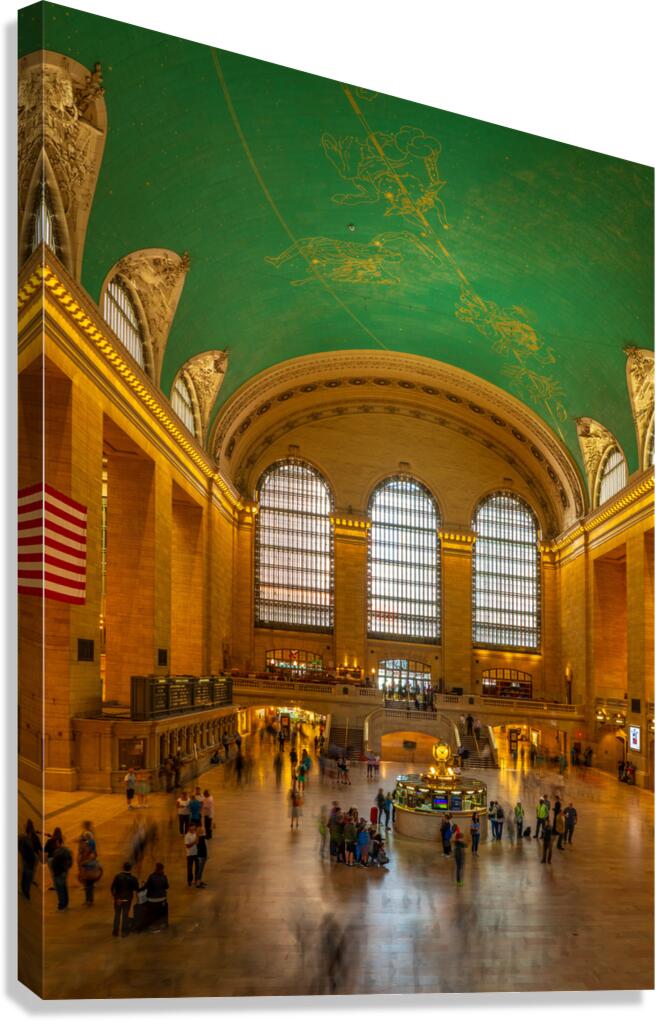 Interior of Grand Central Station in midtown Manhattan  Canvas Print