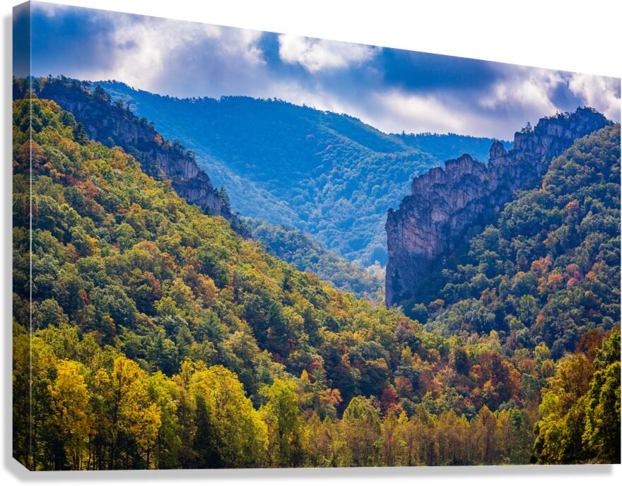 Seneca Rocks in West Virginia  Impression sur toile