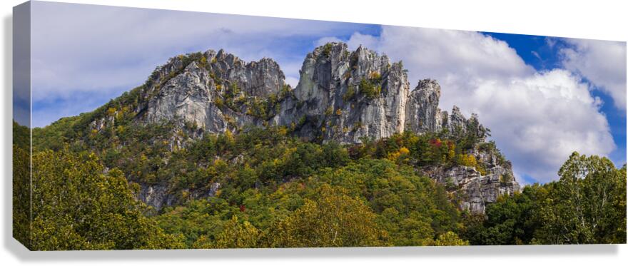 Seneca Rocks in West Virginia  Canvas Print