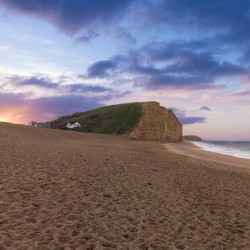 Sunrise at West Bay Dorset in UK