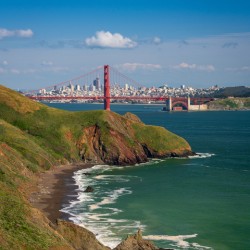 Marin Headlands and Golden Gate Bridge