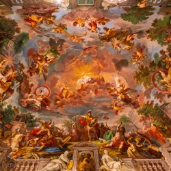 Ceiling painting in the Galleria Borghese