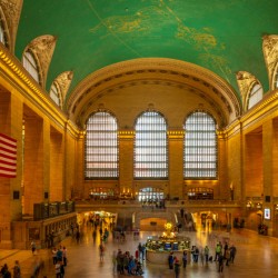 Interior of Grand Central Station in midtown Manhattan
