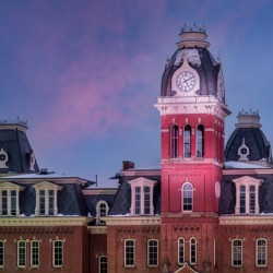 Clock Tower of Woodburn Hall at West Virginia University