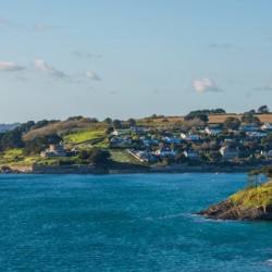 Seaside town of St Mawes in Cornwall