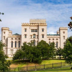 Castle of Baton Rouge or old capitol building in Louisiana