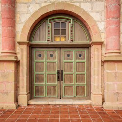 Doorway at Santa Barbara Mission