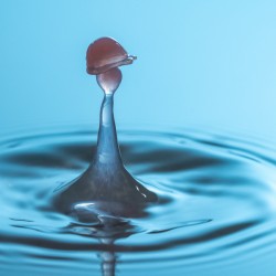Water droplet collision - soldier