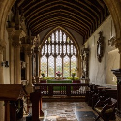 Interior of St Mary Church Swinbrook
