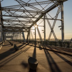 John Seigenthaler pedestrian bridge in Nashville Tennessee