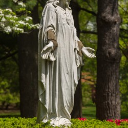 Statue Jesus at Cabrini College Pennsylvania