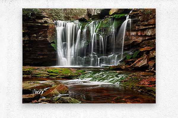 Elakala Falls in West Virginia  Metal print