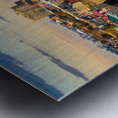 Waterfront of city of Alexandria in Virginia at sunset Impression metal