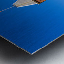 Facade of iconic University Hall on the Oval at OSU in Columbus  Metal print