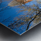 Facade of iconic University Hall on the Oval at OSU in Columbus  Metal print