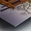 Christmas lights spectacular around courthouse in Johnson City  Metal print