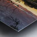 Dramatic sunset over Legacy Hills Park lake and golf course near Impression metal