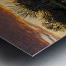 Dramatic sunset over Legacy Hills Park lake and golf course near Metal print