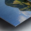 Early morning sunrise over Tunnels Beach on Kauai in Hawaii Metal print