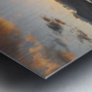 Panorama view of sunset over Hanalei Bay Kauai Impression metal