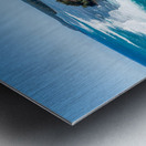 Aerial view of Princeville and Sealodge beach Metal print