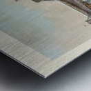 Restored 1892 engraving of Brooklyn Bridge in NYC Metal print