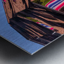 Reflective surface of the Vessel with photographer below Metal print